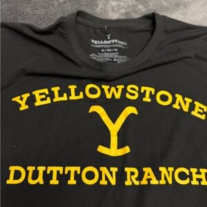 Yellowstone Dutton Ranch Black T-Shirt